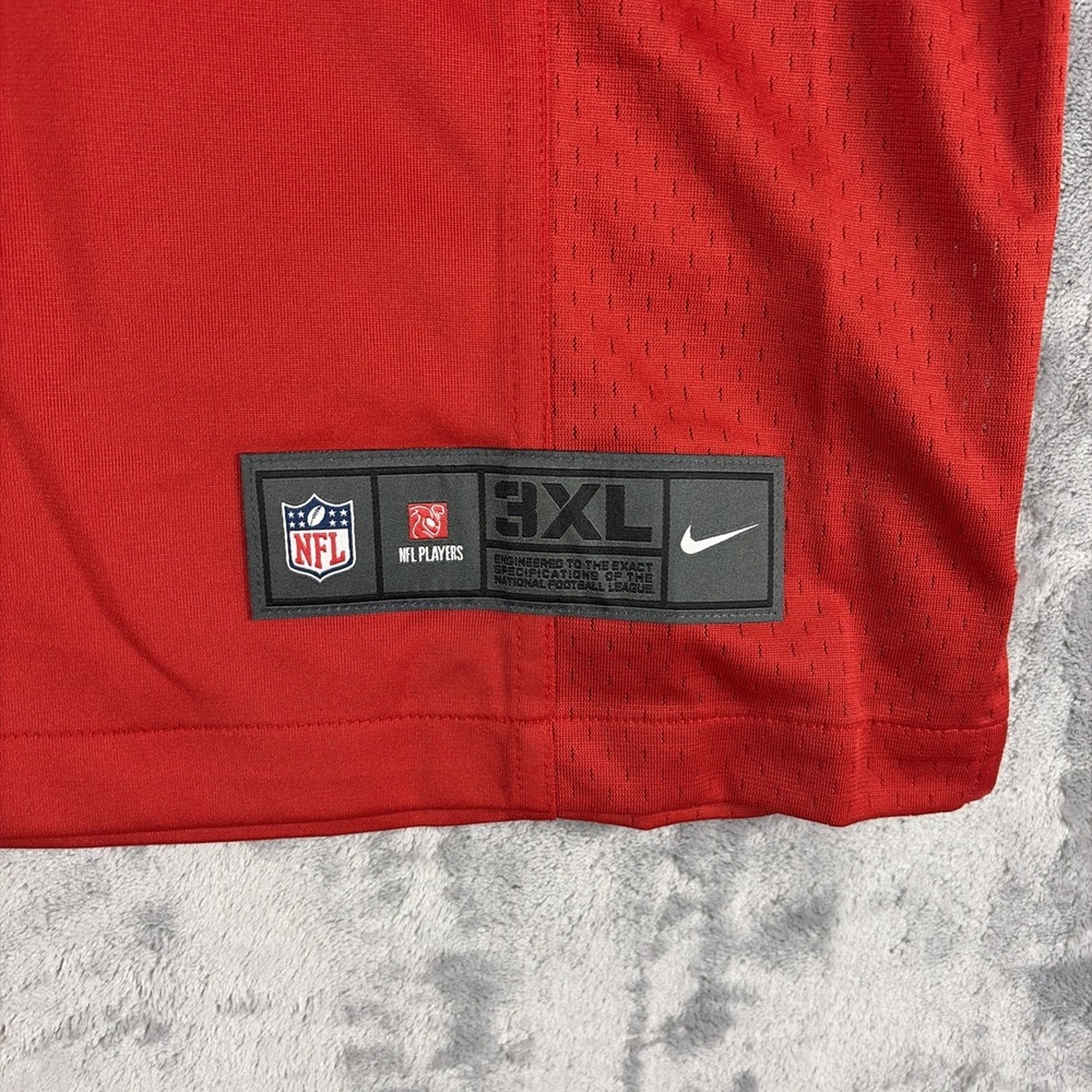 Mac Jones New England Patriots Nike Alternate Game Jersey Throwback Red 3XL NEW! - Picture 2 of 10